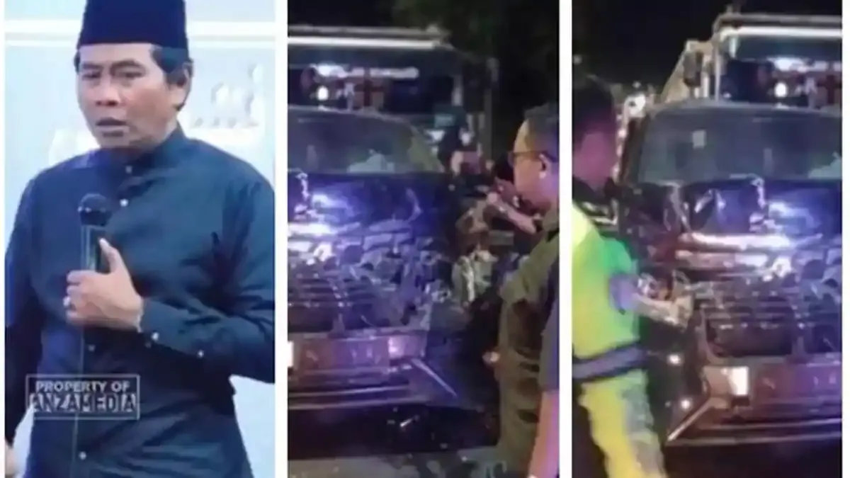 Kecelakaan: Mobil KH Anwar Zahid Ditabrak Truk, Beliau Selamat