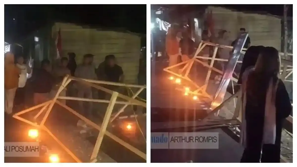Keluarga Nyalakan Lilin di Lokasi Tewasnya 8 Korban Drag Race Kotamobagu